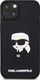 Mbulesë telefoni Karl Lagerfeld KLHCP14M3DRKINK për iPhone 14 Plus, koleksioni Rubber Ikonik 3D, e zezë