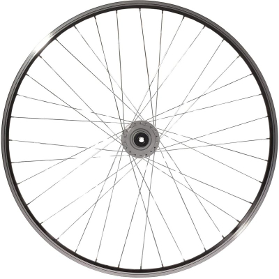 Rrotë e përparme biçiklete Shimano Nexus, 28", dynamo 6V 3W, e zezë