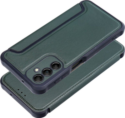 Këllëf libri Razor për Samsung Galaxy A14 5G, me magnet, jeshile e errët