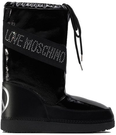 Çizme Love Moschino JA24022G1BIW1000, të zeza, nr 41-42