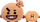 Set lodrash pelushi HERMA BT21 SHOOKY, 3 copë, 17cm, kafe