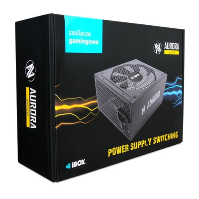 Furnizues energjie iBox Aurora, 500W, 140mm, ATX, i zi