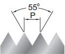 Prerës fije G-5/8", HSS 800, DIN-EN 24231, metal