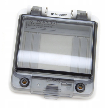 Dritare inspektimi hermetike Schneider Electric W-IP67-4, IP67, 4 module, gri