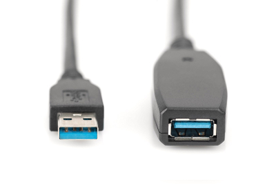 USB кабел Digitus DA-73107, USB A во USB A, 20 m, USB 3.0, црн