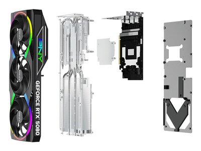 Графичка картичка PNY NVIDIA GeForce RTX 5080, 16GB GDDR7, црна