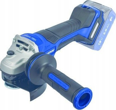 Brushe këndore pa kabllo Rawlplug RawlGRINDER R-PAG18-SV, 18V, 125mm, blu e zezë