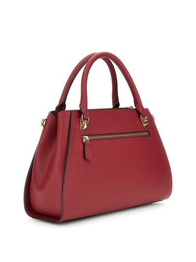 Çantë dore Guess Noelle II HWZG96 72070, për femra, e kuqe