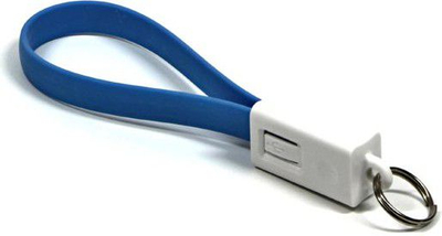 Përshtatës Lama Plus, USB-A në microUSB, 0.2m, i kaltër