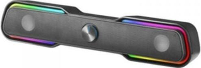 Soundbar Mars Gaming MSBX, 10W, Bluetooth, RGB, i zi