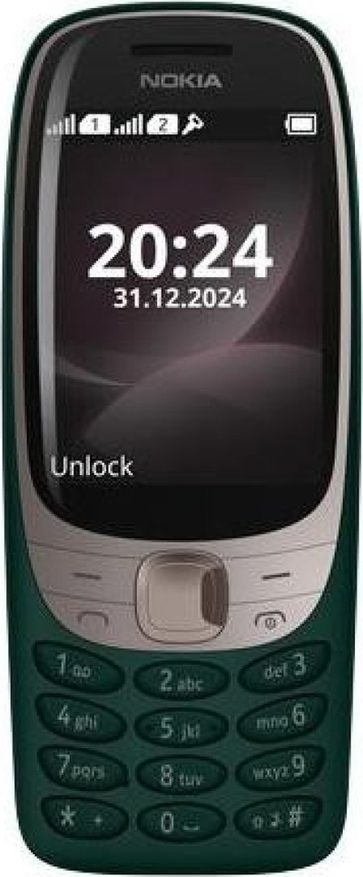 Telefoni Nokia 6310 TA-1607 2024, 2.8", Dual SIM, jeshile e errët