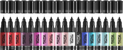 Set manikyri Creative Nails Touch Up Pencil, 2 copë, për thonj natyral dhe artificial, e bardhë dhe e zezë