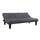 Divan shtrat HM3000.02, stof, 180x82.5x78 cm, gri