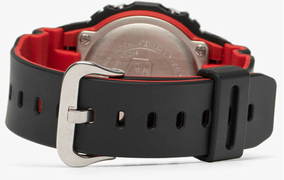 Orë dore për meshkuj Casio G-Shock DW-5600HR-1, e zezë/kuqe