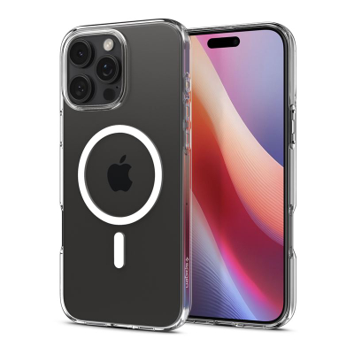 Kapak për iPhone 16 Pro Max Spigen Liquid Crystal MagSafe, transparent