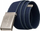 Rrip pantallonash Peterson Fashionable Webbing, material stof, tokë metalike, blu navy me gri