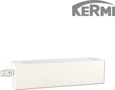 Konvektor ngrohjeje Kermi Compact Valve Convector KKV Type 26, 250x1200 mm, i bardhë me kapak
