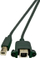 Kabllo USB MicroConnect USB-B mashkull me USB-B femër, 1.8 m, USB 2.0, jeshile
