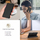 Këllëf-portofol Tech-Protect për iPhone 16e, lëkurë eko, me këmbë qëndrimi, i zi mat