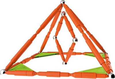 Set konstruktiv magnetik Plastwood Supermag Trendy 116, 116 copa, 3+