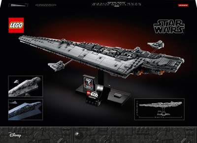 Set ndërtimi LEGO Star Wars Executor Super Star Destroyer, model për koleksion, për të rritur, shumëngjyrësh