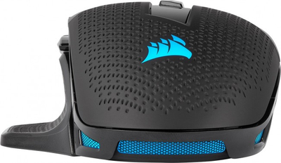 Mi gaming Corsair NIGHTSWORD RGB, me kabllo, 8 butona, i zi