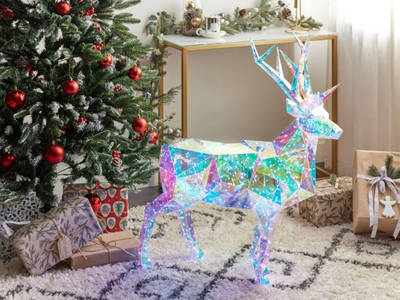 Dekor dritash LED për oborr POLARIS, drer, 90 cm, shumëngjyrëshe