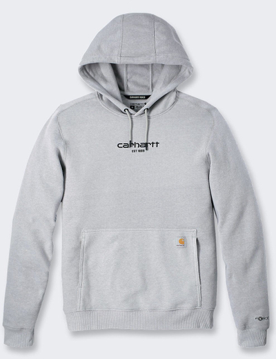 Блуза со капуч Carhartt Force Lightweight за мажи, 2XL, Asphalt Heather