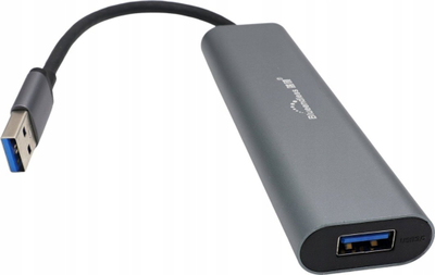 Hub USB Blueendless, 3x USB 3.0, lexues SD TF, gri