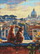 Mozaik me diamant Ideyka Quadro Diamond Cats in Rome, 30 x 40 cm, shumëngjyrësh