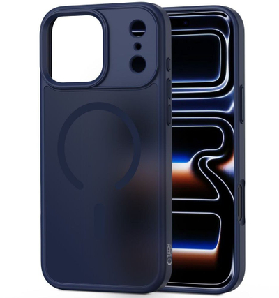 Mbulesë telefoni Tech-Protect Magmat MagSafe, për iPhone 17 Pro Max, blu mat