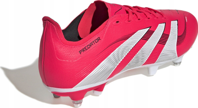 Këpucë futbolli Adidas Predator League SG M ID3762, për bar të butë, me vida metalike, të kuqe