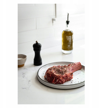 Mелница рачна за бибер DeBuyer JAVA Steak, 14 cm, дрвено тело, механизам од нерѓосувачки челик, црна