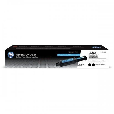Kartutxh toner HP 143AD W1143AD, origjinal, paketë dyshe, i zi