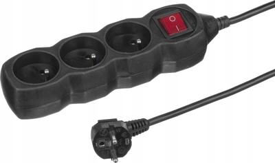 Rrypator Düwi Power Strip 230 V, 3 porta, kabllo 1.5 m, i zi