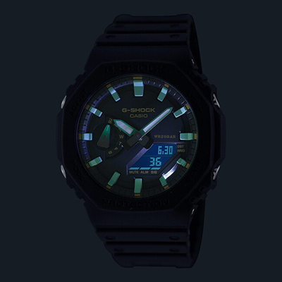 Orë për meshkuj Casio G-Shock GA-2100RC-1AER (619), e zezë