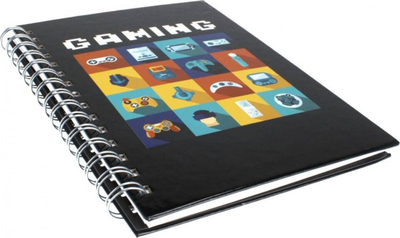 Fletore me spiralë Starpak Gaming SPIRAL NOTEBOOK, A5, me vija, shumëngjyrëshe