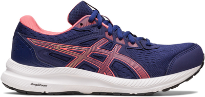 Atlete vrapimi Asics Gel-Contend 8 1012B320, rrjetë, taban gome, Indigo Blue Papaya