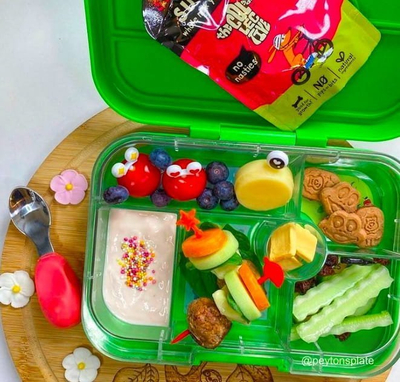 Set takëmesh për kalamaj Nanas Manners Stage 2, 1–3 vjeç, ergonomik, inox, rozë koral