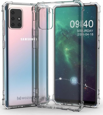 Maskë telefoni Wozinsky Anti Shock për Samsung Galaxy M51, xhel TPU, transparente