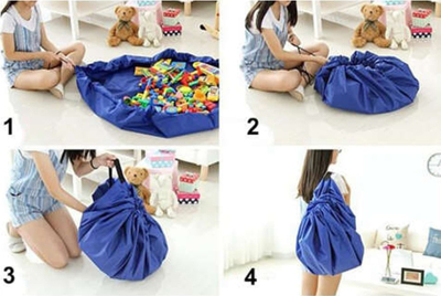Tapet loje Kruzzel Bag 22230, 150 cm, poliester, blu