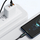 Kabllo USB C Wozinsky WUCCC1, PD 100W, me ekran fuqie, 1m, e zezë
