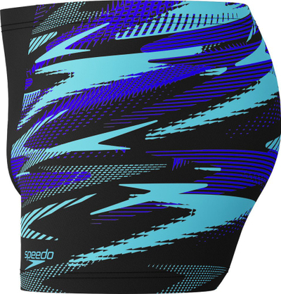 Rroba noti për burra Speedo HyperBoom V-Cut Aquashort, Endurance+, të zeza me blu