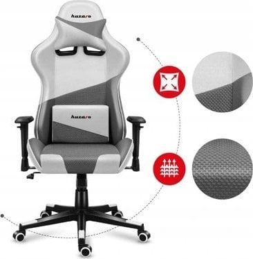 Karrige gaming Huzaro Force 6.2, White Mesh, e bardhë
