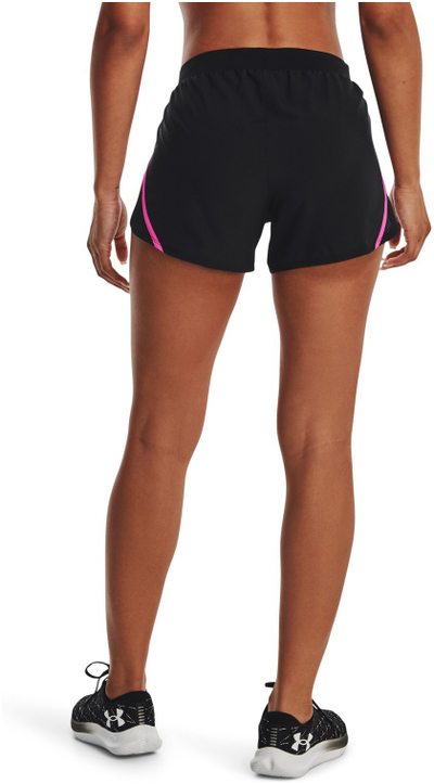 Кратки панталони за трчање Under Armour Fly By 2.0 за жени, материјал што се суши брзо, црни