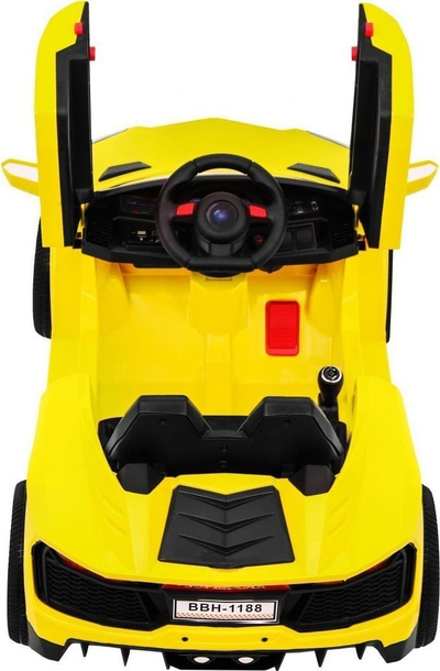 Makine elektrike për kalamaj Future Battery Car, me telekomandë, MP3 USB, e verdhë