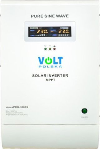 Inverter diellor Volt Polska SINUS PRO 3000S, 3000W, 48V 230V, i bardhë