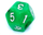 Set zaresh REBEL RPG, të gjelbërta/zeza
