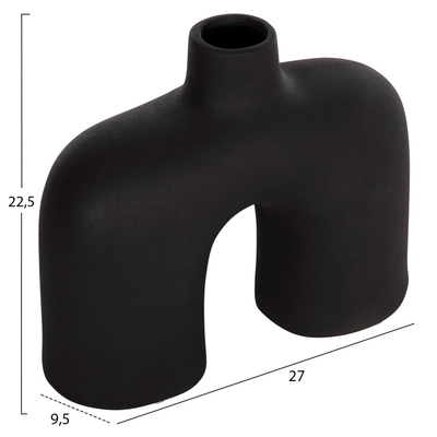 Objekt dekorativ qeramik Isil HM4600.02, 27x9.5x22.5 cm, i zi mat