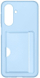 Maskë telefoni Samsung Card Slot Case për Galaxy A17 4G A17 5G, me hapësirë për kartelë, blu